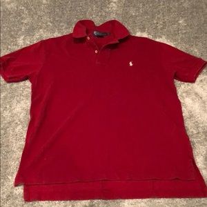 Red Ralph Lauren polo
